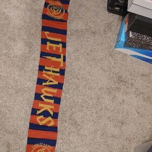 Striped Scarf - Red and Blue